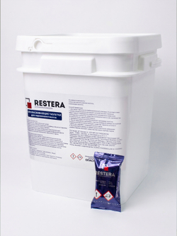 RESTERA Таблетки ополаскивающие Care для пароконвектоматов RATIONAL, iCombi и SelfCookingCenter с Efficient CareControl, аналог 56.00.562, 150 уп./ведро