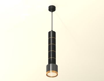 Комплект подвесного светильника 1*GX53 XP8115010 DCH/PYG чёрный хром/золото жёлтое полированный (A2302, C6303, A2062, C6303, A2062, C6303, A2062, C6303, A2062, C6303, A2101, C8115, N8124) DIY System Complects Ambrella