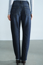 ДЖИНСЫ ZW COLLECTION THE SPLIT SEAM STRAIGHT С НИЗКОЙ ПОСАДКОЙ — ZARA