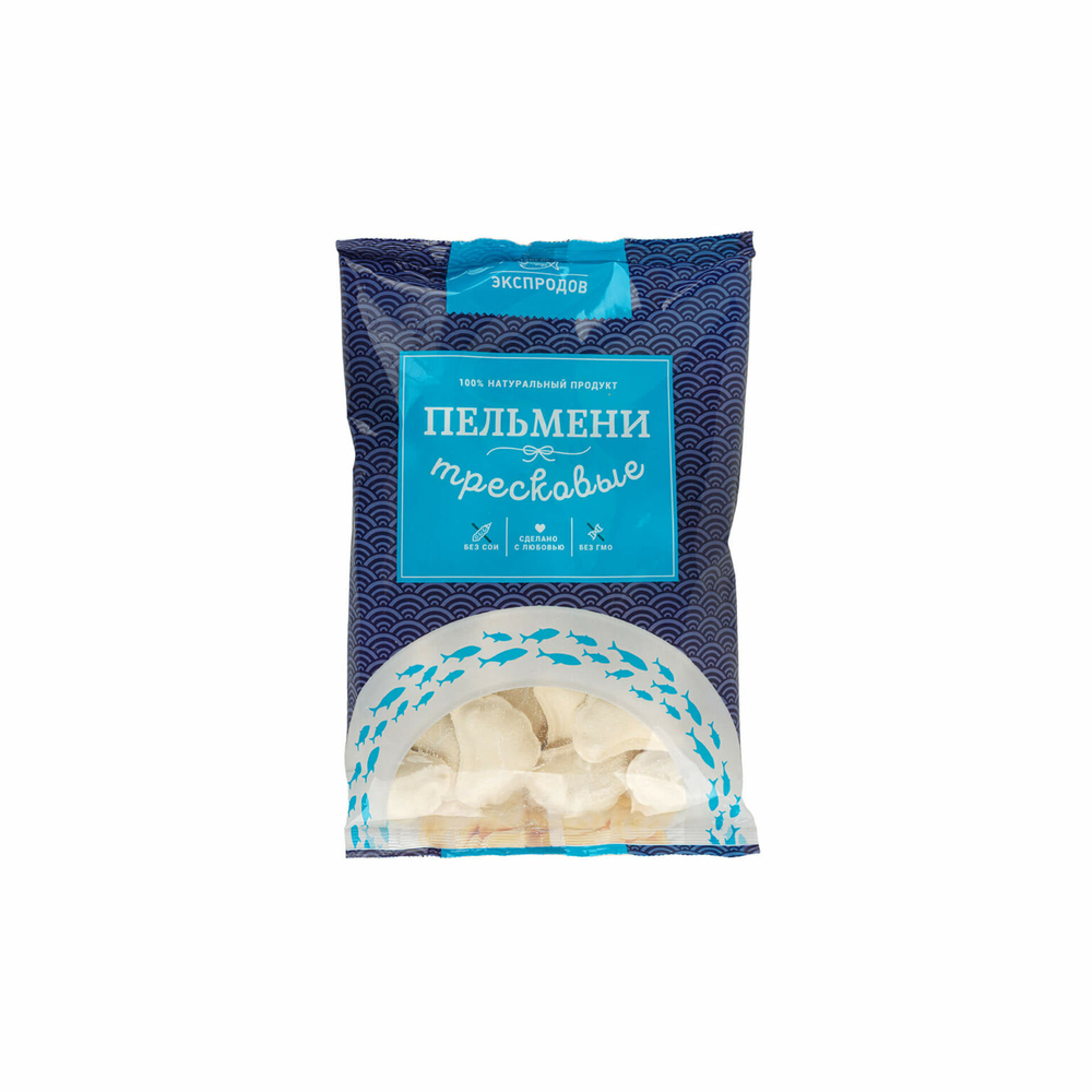 Пельмени рыбные тресковые (из минтая)