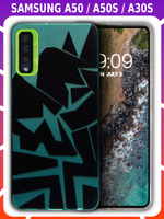 Дизайнерский чехол из пластика для SAMSUNG GALAXY A50, 50s, 30s с усиленной защитой камеры и глянцем