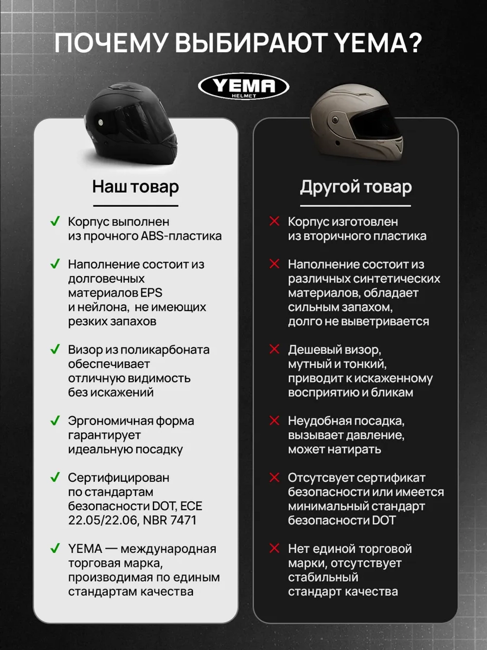 Мотошлем белый интеграл закрытый с визором