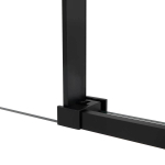 Душевая дверь Slim Soft VDS-1SS140CLB, 1400, черный, стекло прозрачное