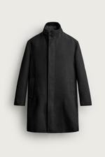 ПАЛЬТО КЛАССИЧЕСКОГО КРОЯ СО СЪЕМНЫМ ВОРОТНИКОМ — ZARA