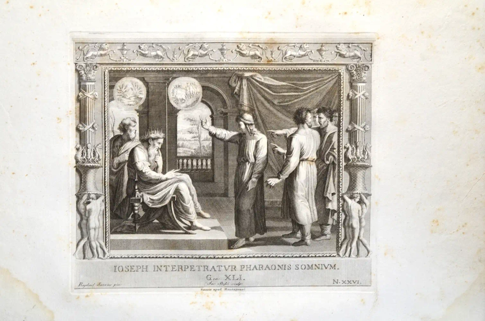 Библия Рафаэля Санти. Гравюры. Рим: Пьетро Паоло Монтаньяни. 1790