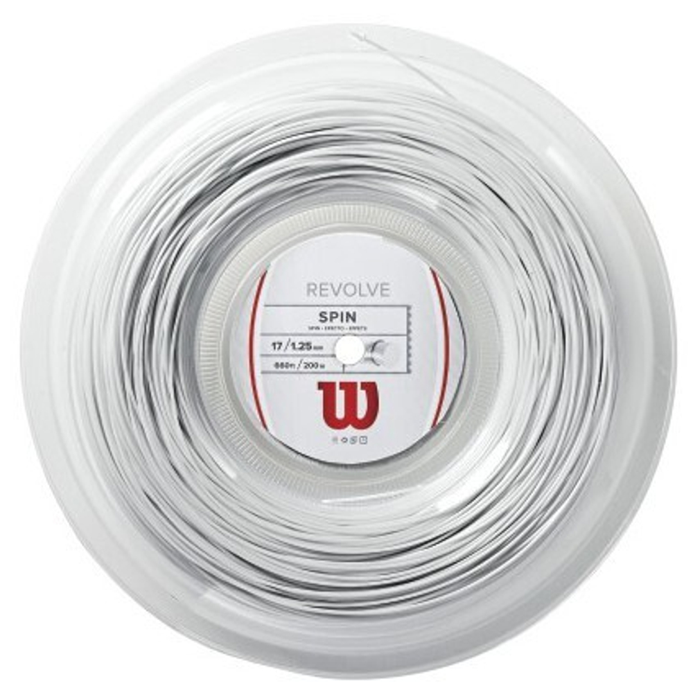Струны теннисные Wilson Revolve (200 m) - white