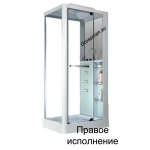 Душевая кабина Grossman Alba GR122 (80x100x225) дверь распашная,3 места