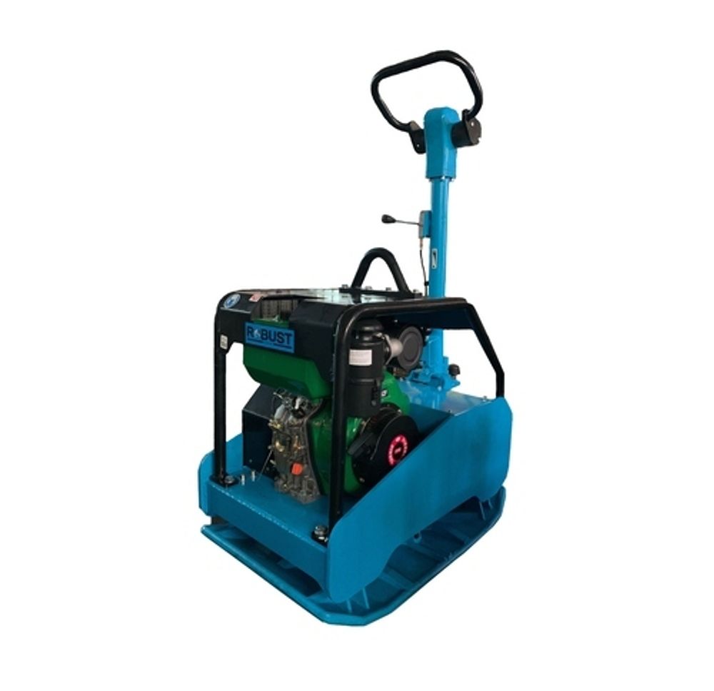 Виброплита дизельная ROBUST CPC-500DE реверсивная - [452 кг / 50 кН / Changfa CF192F]