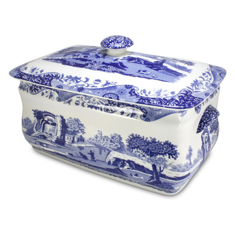 Хлебница 40.5х23.5см Spode Голубая Италия