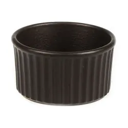 Соусник 90 мл d 7 см h4 см круглый фарфор Рамекин Black Raw Stellar P.L. Proff Cuisine [12]