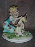 Статуэтка. Фарфор. Друг животных. Capodimonte. Италия