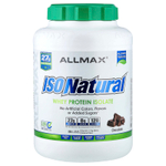 ALLMAX, ISONatural™, изолят сывороточного протеина, со вкусом шоколада, 2,27 кг (5 фунтов)