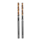 Сверло спиральное по металлу 3 x 61мм, Р6М5, Golden Tip, многогранная заточка, 2шт. Denzel — фото 1
