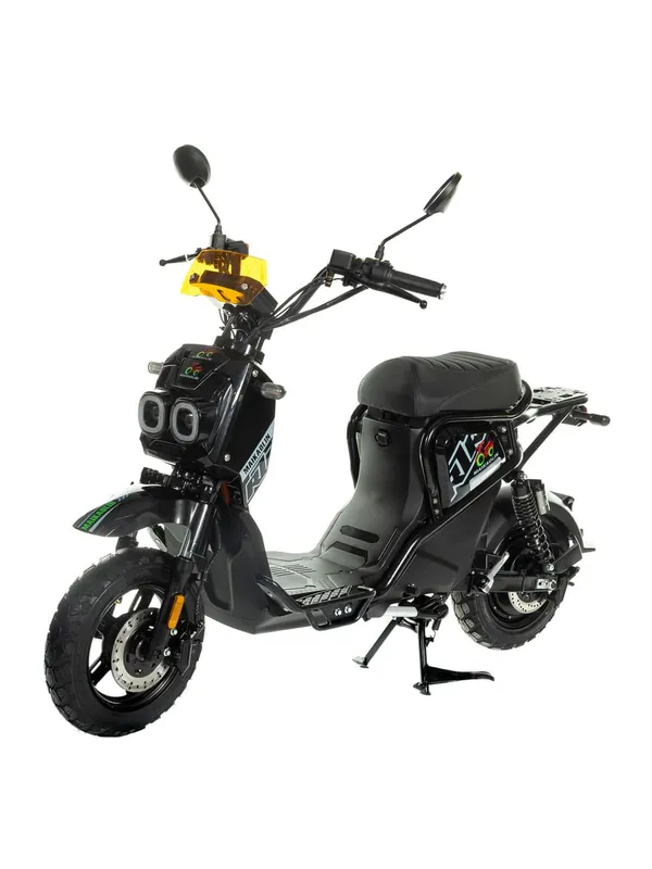 Электроскутер MAIKAOLIN R7 1200W (60V/60Ah) - Чёрный фото №1