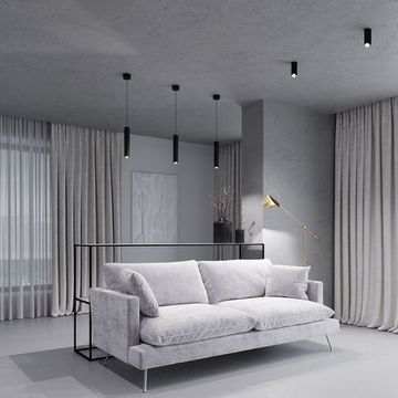 Светильник потолочный светодиодный 8W 4000K 25110/LED чёрный Trio Elektrostandard