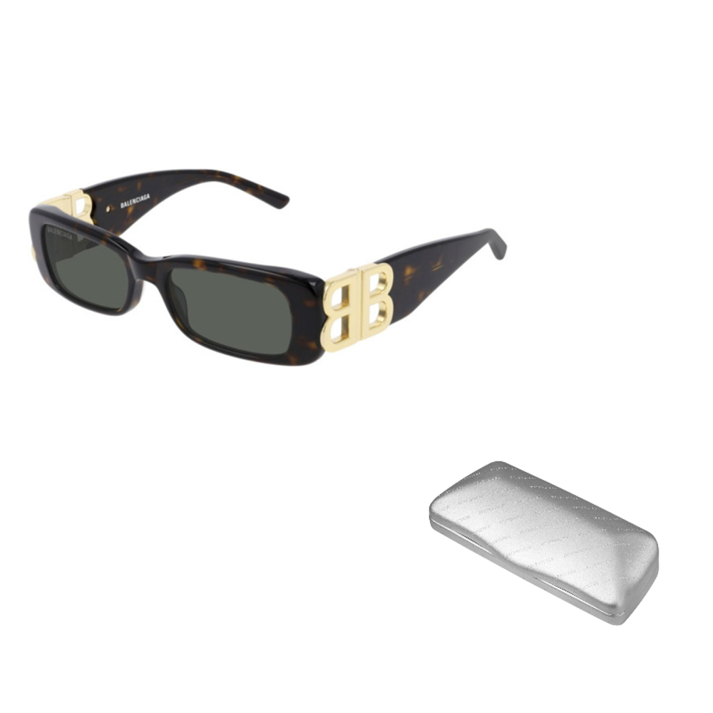 Balenciaga Eyewear Dynasty Rectangular Frame Sunglasses