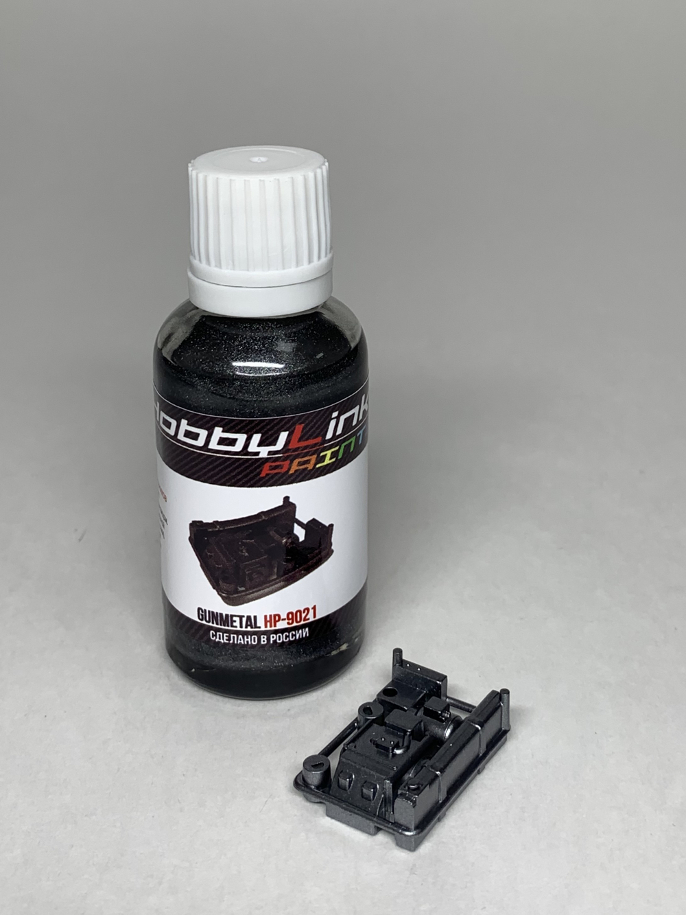 Краска лаковая HobbyLink Gunmetal HP-9021