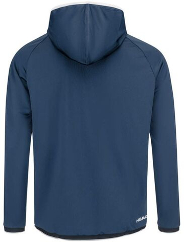 Мужская теннисная кофта Head Topspin Hoodie - небесный