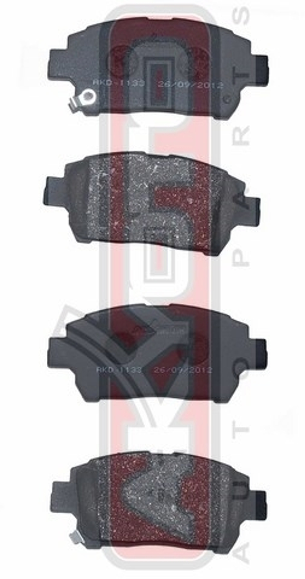 Колодки тормозные дисковые передние AKYOTO AKD1133