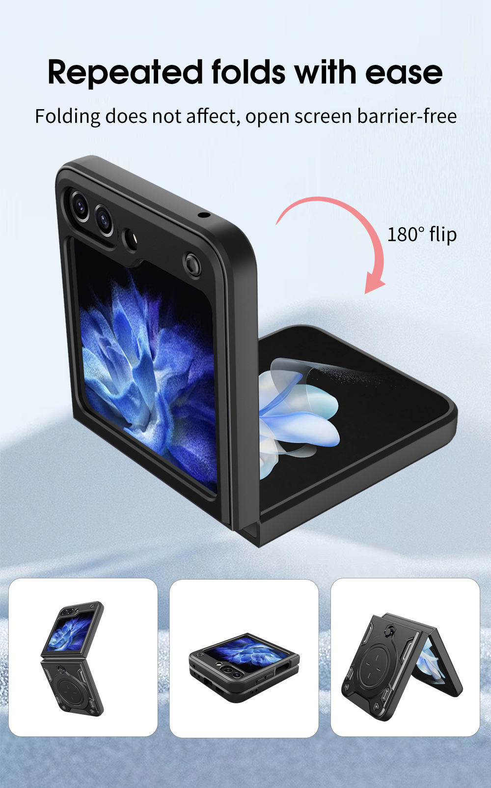 Чехол с кольцом Big Ring Case для Samsung Galaxy Z Flip 6