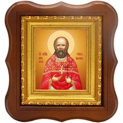 Глеб Апухтин пресвитер священномученик, пресвитер. Икона на холсте.