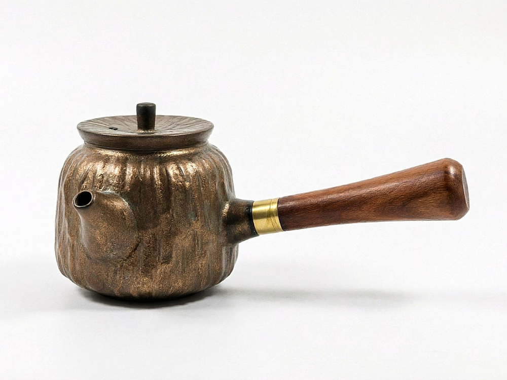 322004 Чайник ВИНТАЖНАЯ КЕРАМИКА с боковой ручкой 160мл, керамика