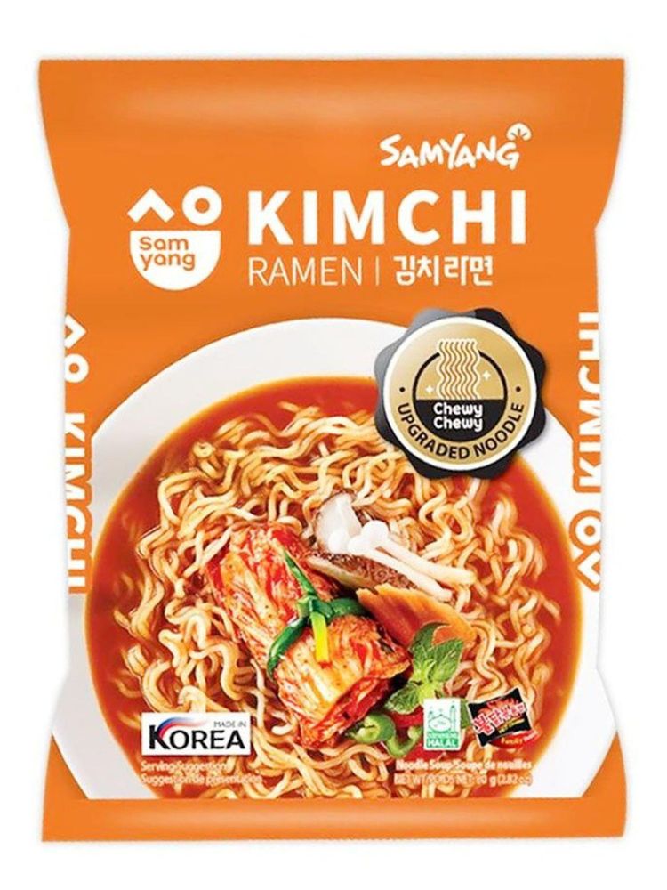 Лапша быстрого приготовления Samyang Kimchi Ramen 80 г x 5 шт