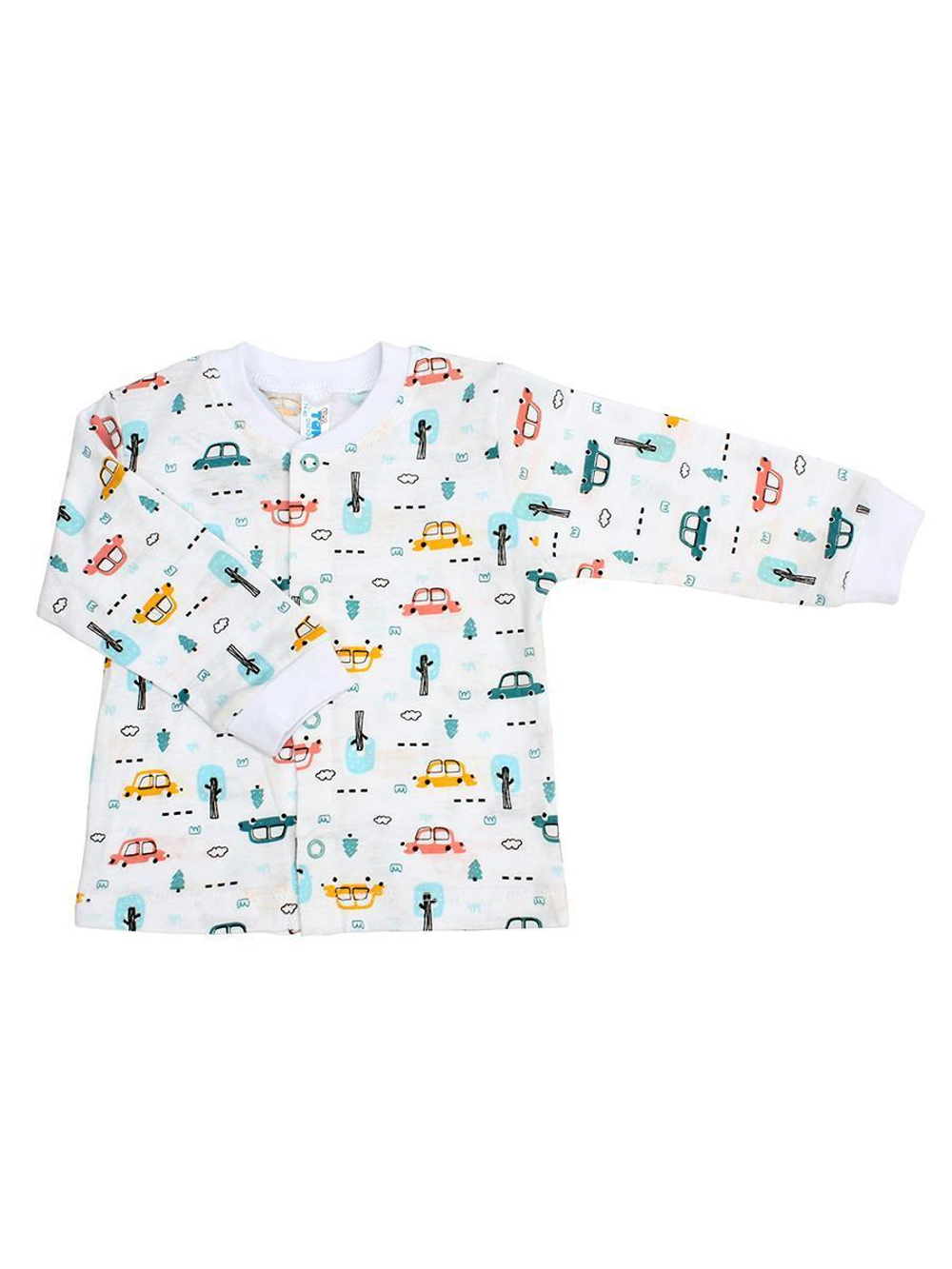 Кофточка д/новорожд. р.56-62 дл.рукав T10KR-0/1 белый, машинка (Такро)