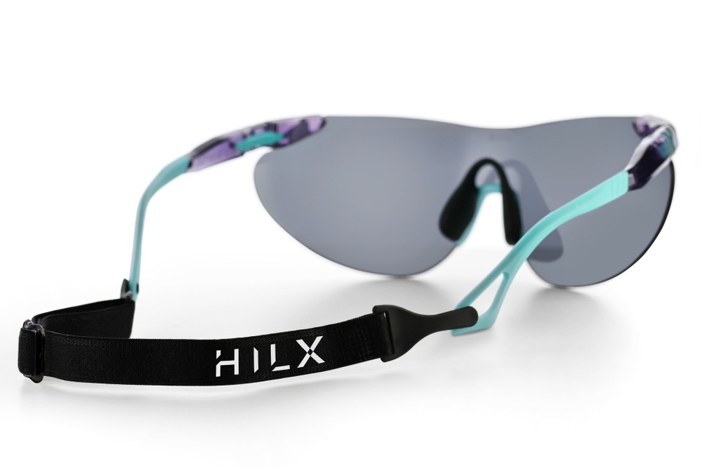 Спортивные очки HILX Domain Shiny Crystal Purple / Black Mirror Lens