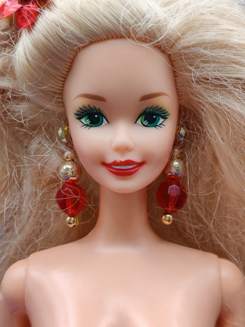 Кукла Барби винтаж для реставрации Happy Holidays Barbie 1993 г 034294