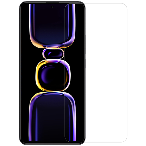 Ультра тонкое стекло с прозрачными рамками от Nillkin для Xiaomi Poco F5 Pro, серия H Anti-Explosion Glass Screen Protector