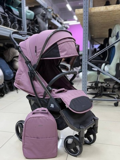Коляска Baballo Future 2025 (фиолетовый/черная рама)
