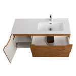 Подвесная тумба с раковиной BelBagno ETNA 120 Rovere Nature правая, ETNA-1200-2C-1A-SO-RN-R + BB1200ETL-R