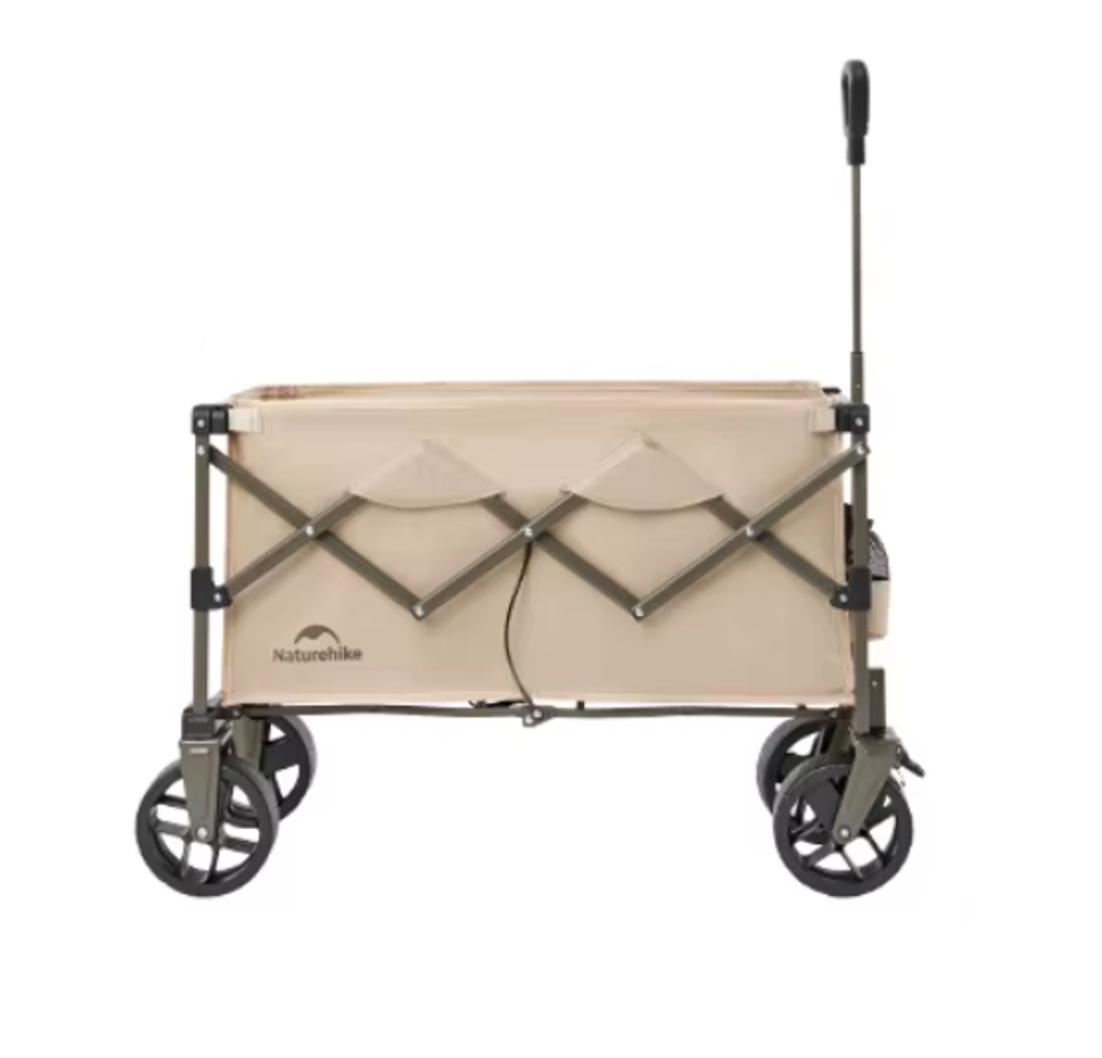 Тележка туристическая Naturehike Light 88х46х93 см, 100 л, коричневая