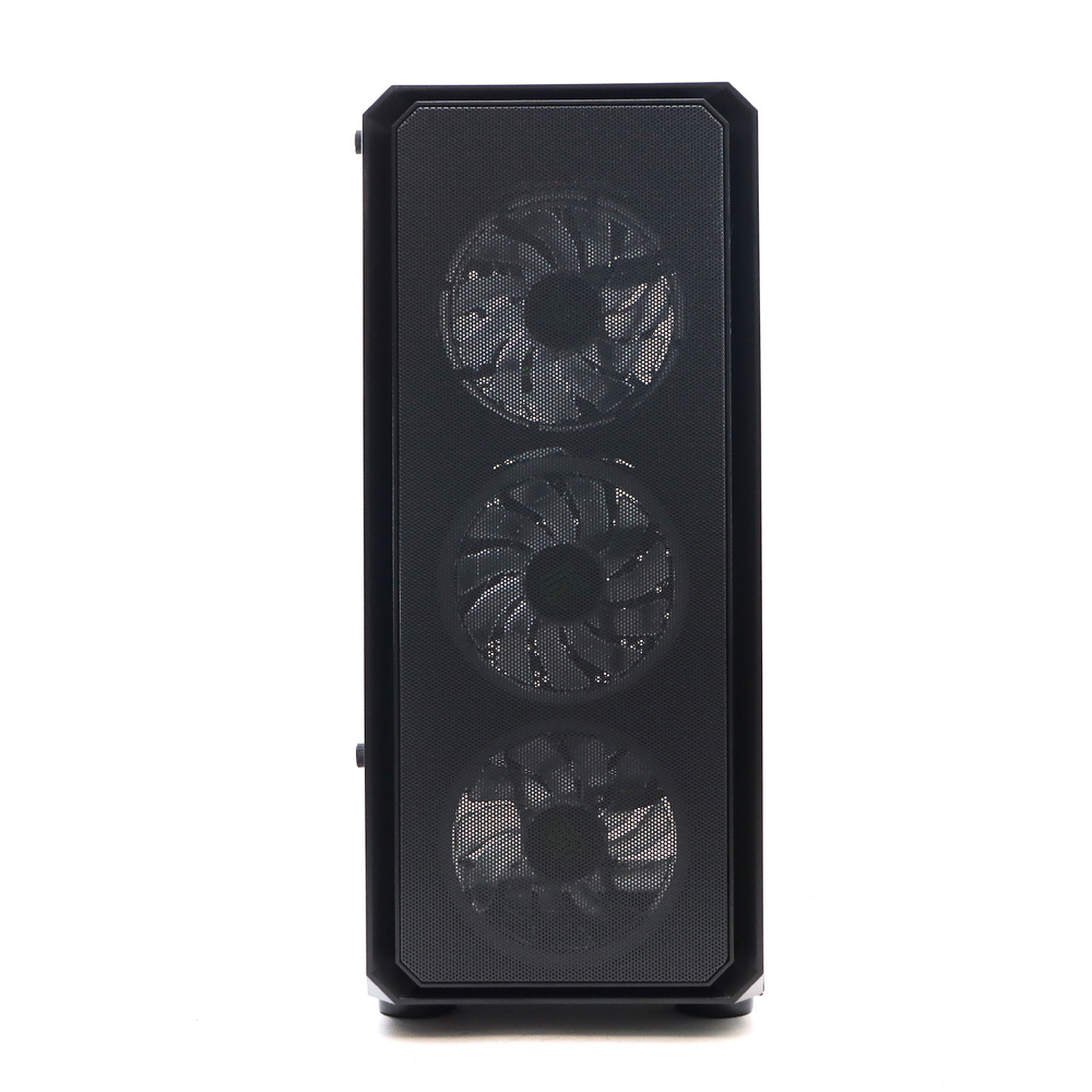 Корпус BaseTech eXtreme GFX-03, Без БП, ATX, чёрный, 4xFRGB FAN, 2xUSB2, 1xUSB3, бок: закалённое стекло (BT-GFX-03-MESH-4F-RGB)
