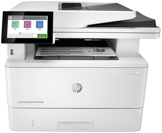 МФУ лазерное HP LaserJet Enterprise M430f, ч/б, A4, белый