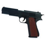 Пистолет с мягк.пулями, коробка YS1911-1