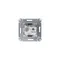 Розетка мультимедийная двойная ТВ + компьютерная RJ45 Cat 5e Systeme Electric AtlasDesign Грифель ATN000789