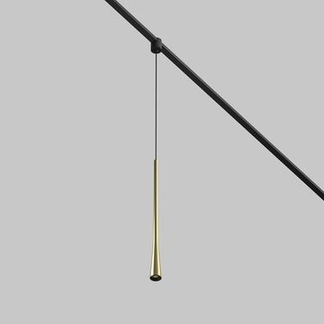 Трековый магнитный светильник LED 7W 3000К IP20 TR167-1-7W3K-M-BS латунь Waist Elasity Maytoni
