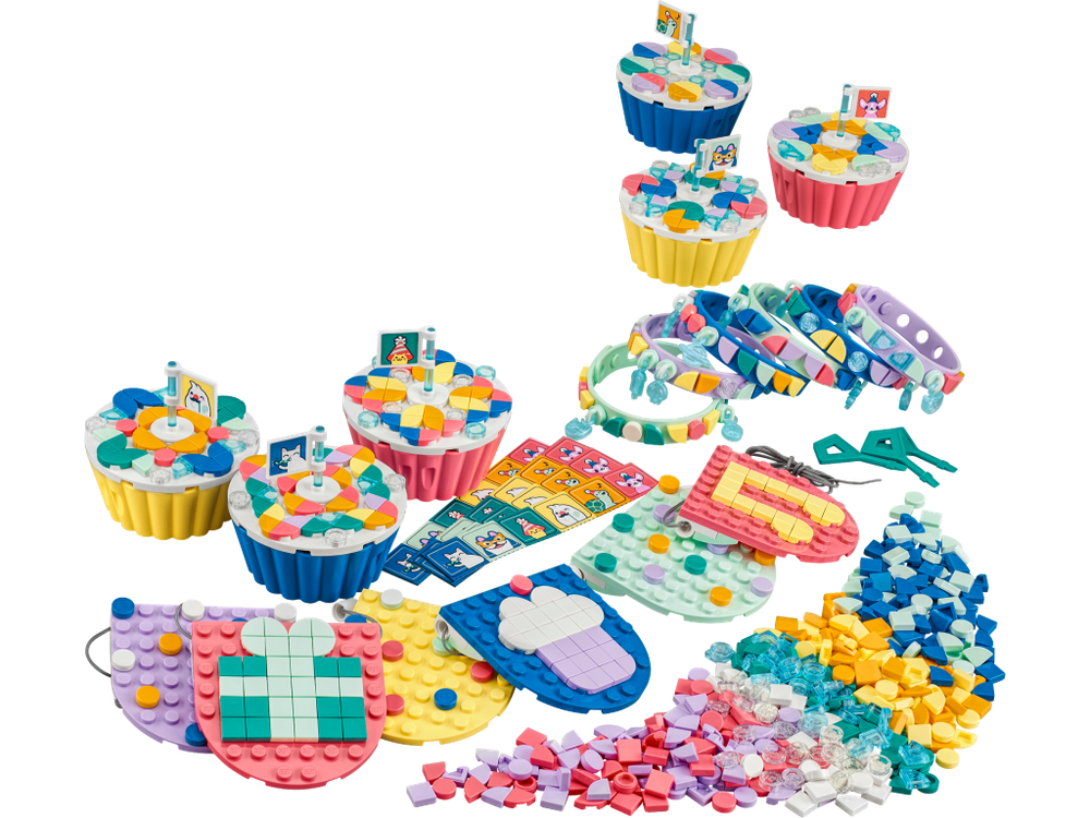 Конструктор Лего Дотс Набор Супер-вечеринка | LEGO DOTS Ultimate Party Kit 41806 — 1154 детали (6+)