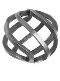 Кованый элемент Корзинка D 70 мм. вес: 0.2 кг.