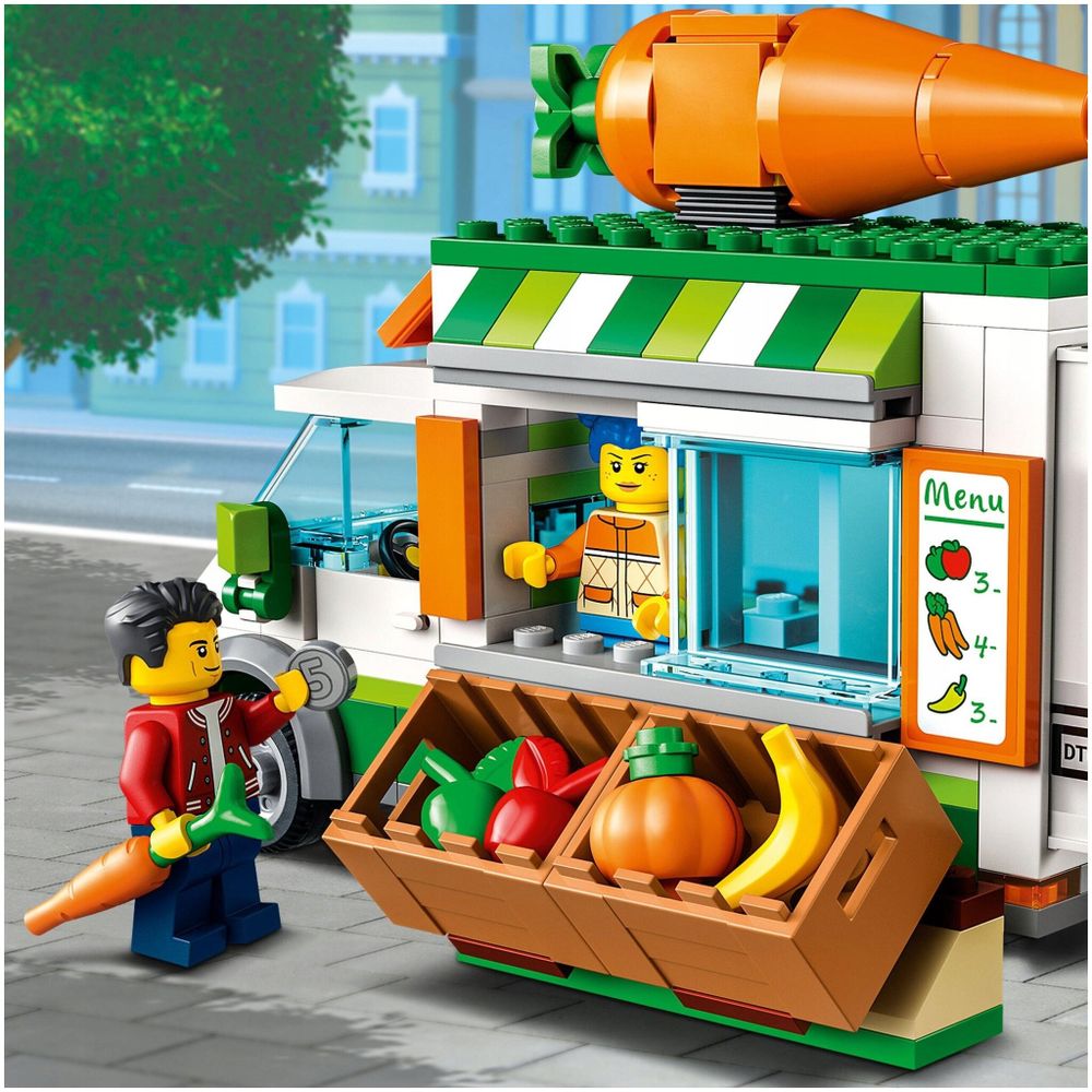 Конструктор LEGO City 60345: Фургон для фермерского рынка