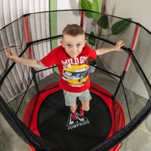 Батут DFC JUMP KIDS 55&amp;quot; красно-серый