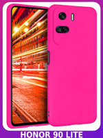 Мягкий Soft Touch чехол из силикона для HONOR 90 LITE с бархатной подкладкой