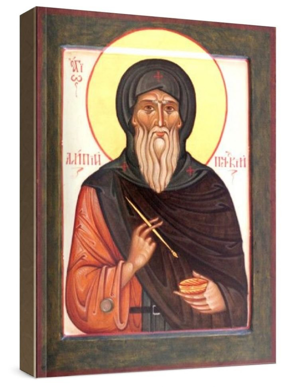 Алипий Печерский (рукописная икона)