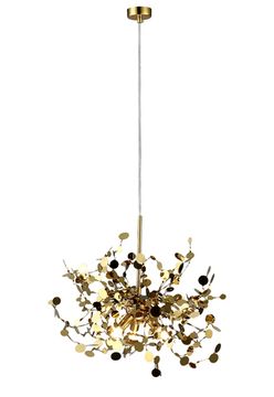 Подвесная  люстра G9 LED Garden SP3 D400 Gold золото Crystal Lux