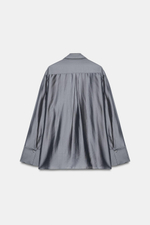 РУБАШКА С БАНТОМ — ZW COLLECTION — ZARA
