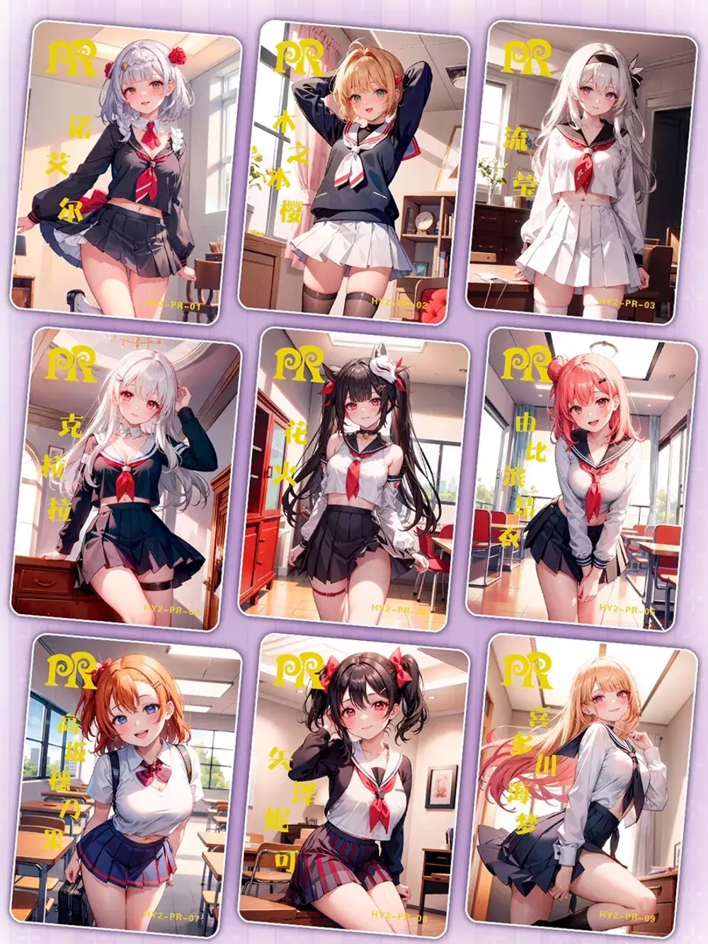 Коллекционные карточки Flower girls (Тир 2)