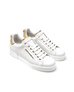 Кожаные кроссовки Dolce & Gabbana - белый(CK1602 AN298)
