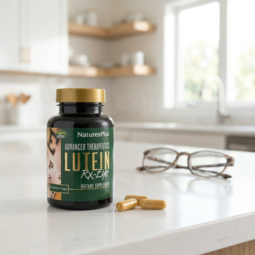 NaturesPlus, Advanced Therapeutics, RX-Eye®, лютеин, 60 капсул